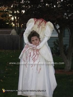 Homemade Headless Bride Costume