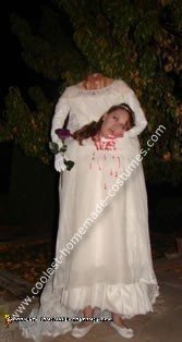 Homemade Headless Bride Costume