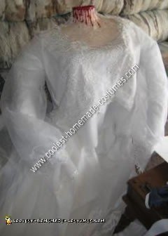 Homemade Headless Bride Halloween Costume