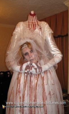 Homemade Headless Bride Halloween Costume