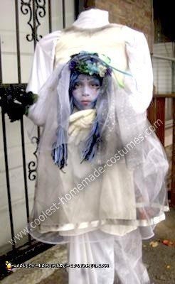 Homemade Headless Corpse Bride Costume