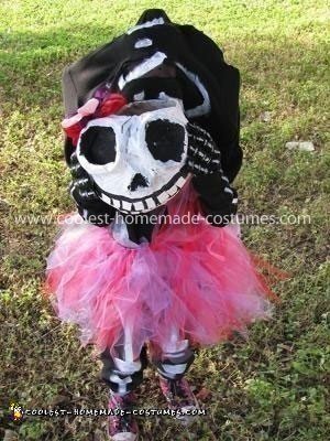 Coolest Homemade Headless Girl Skeleton Costume