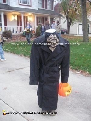 Homemade Headless Man Costume