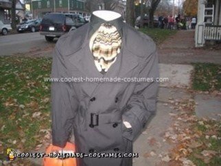 Homemade Headless Man Costume
