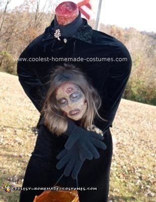 Homemade Headless Zombie Halloween Costume Idea