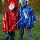 Homemade Heat Miser and Snow Miser Couple Costumes