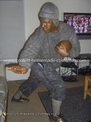 Homemade Heisman Trophy Costume