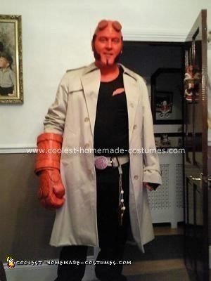 Homemade Hellboy Costume