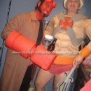 Homemade Hellboy Halloween Costume