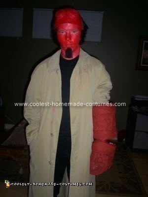 Homemade Hellboy Halloween Costume