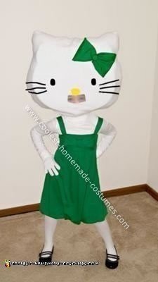 Homemade Hello Kitty Costume