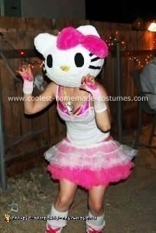 Homemade Hello Kitty Costume