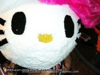 Homemade Hello Kitty Costume