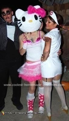 Homemade Hello Kitty Costume