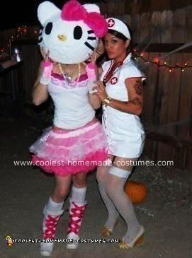 Homemade Hello Kitty Costume