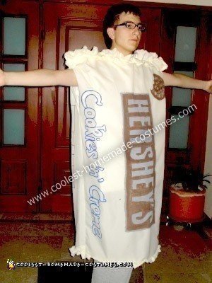 Homemade Hershey's Chocolate Bar Costume