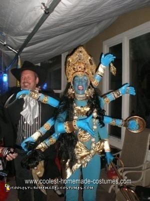 Homemade Hindu Goddess Kali Costume