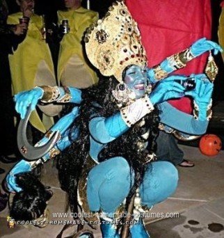 Homemade Hindu Goddess Kali Costume