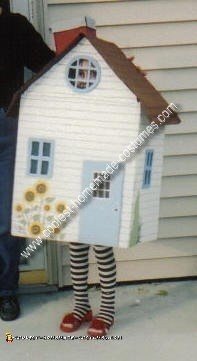 Homemade House That Fell On The Wicked Witch of The East Costume