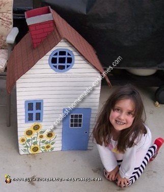 Homemade House That Fell On The Wicked Witch of The East Costume