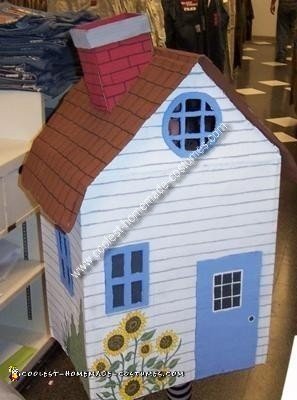 Homemade House That Fell On The Wicked Witch of The East Costume
