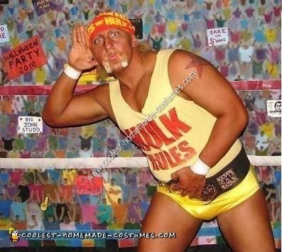 Homemade Hulk Hogan Halloween Costume