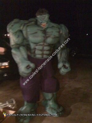 Homemade Hulk Unique Halloween Costume Idea