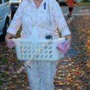 Homemade Human Laundry Basket Adult Halloween Costume Idea