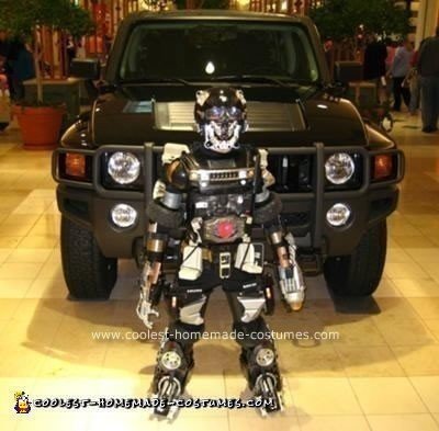 Homemade Hummer H2 Transformer Costume