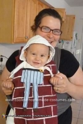 Homemade Humpty Dumpty Baby Halloween Costume Idea