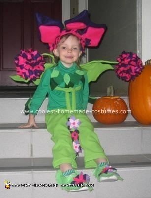 Homemade Hydrangea Flower Costume