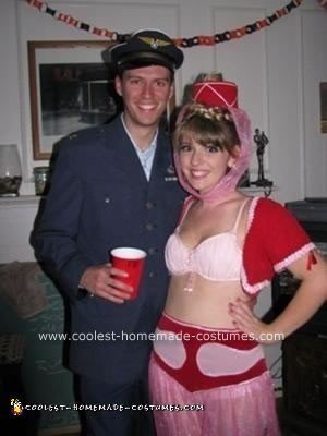 Homemade I Dream of Jeannie Couple Costume