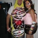 Homemade Ice Cream Couple Halloween Costume