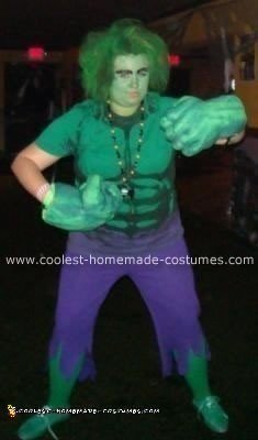 Homemade Incredible Hulk Costume