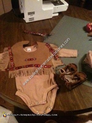 Homemade Infant Indian Costume