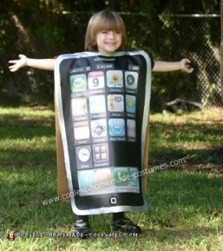 Homemade iPhone Costume