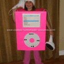 Homemade iPod and Earbuds Costume