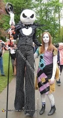 Homemade Jack and Sally Costumes