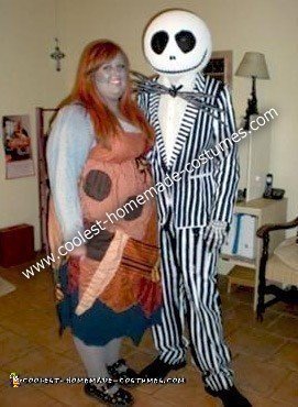 Homemade Jack and Sally Nightmare Before Christmas Couple Costume