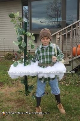 Homemade Jack and the Beanstalk Costume
