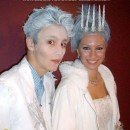 Homemade Jack Frost and Ice Princess Unique Couple Costume Ideas