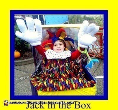 Homemade Jack in a Box Halloween Costume