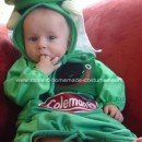 Homemade Jack O' Lantern Baby Costume