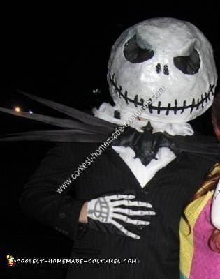 Homemade Jack Skellington and Sally Costumes