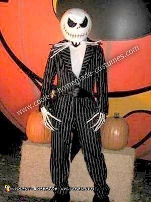 Homemade Jack Skellington Costume