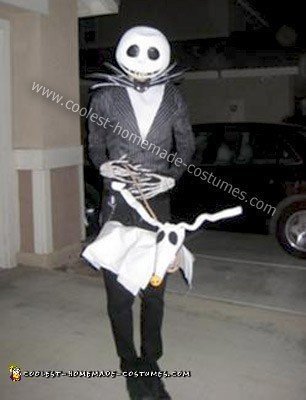 Homemade Jack Skellington Costume