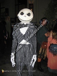 Homemade Jack Skellington Costume