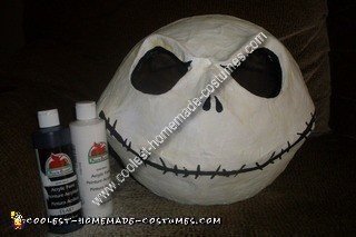 Homemade Jack Skellington Costume