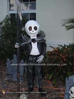 Homemade Jack Skellington Halloween Costume