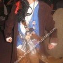 Homemade Jack Sparrow Pirate Child Costume